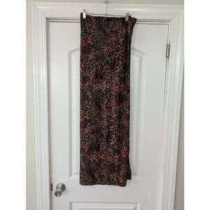 Miraclesuit‎ Wrap Skirt Cover Up leopard print women's one size tie